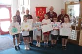 Local school pupils entered Bexhill Lions' competition to design a peace poster