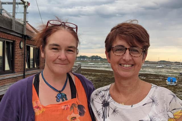 From left: Gillian Branson and Clare Mogridge