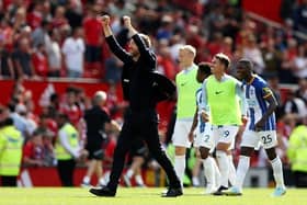 Brighton and Hove Albion head coach Graham Potter guided his team to victory against Manchester United at Old Trafford