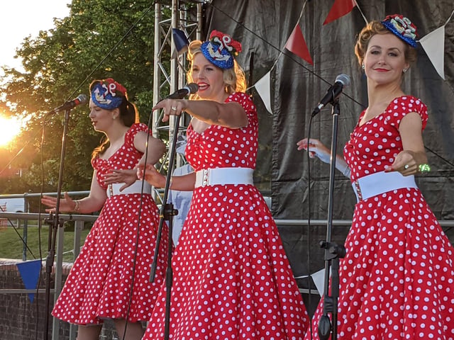 The beacon lighting and concert was in St John's Park, Burgess Hill, on Thursday, June 2