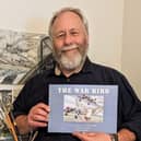Emsworth artist Steven Massey with his new book
