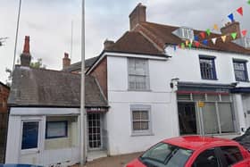 There is an application to change the use of a former taxi office in George Street, Hailsham, to an ancillary food preparation area. Photo: Google Street View