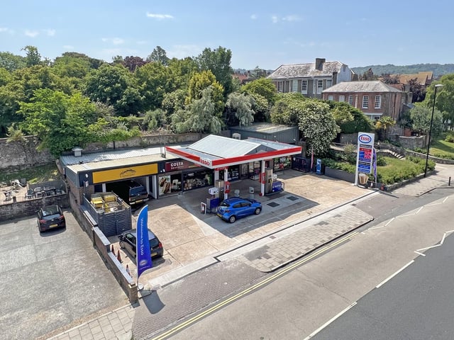 ESSO Old Town service station on the A259 in Eastbourne