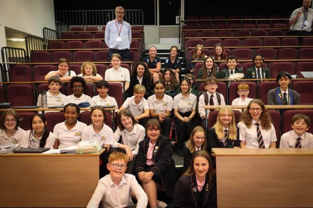 A journalism workshop at Portsmouth Grammar School was led by Mark Waldron,  Editor-in-Chief at The News. Submitted picture