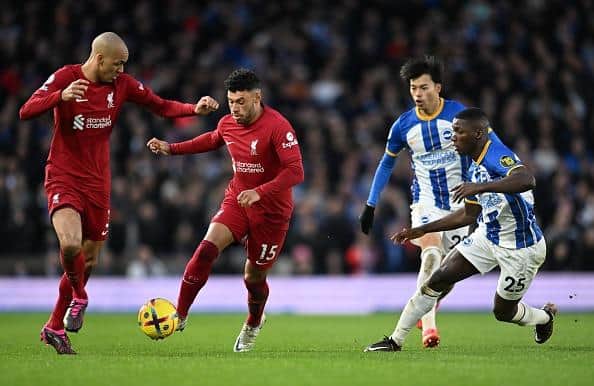 Alex Oxlade-Chamberlain of Liverpool is wanted by Premier League rivals brighton and Hove Albion this January