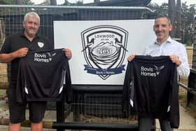 Loxwood FC and Bovis Home bosses celebrate their new deal