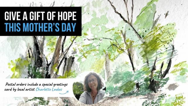 Gife a Gift of Hope this Mother's Day with Chichester charity Children on the Edge, and local artist Charlotte Loukes.