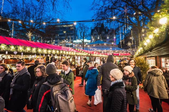 The Christmas Market will be run by a German company who run festive markets like this one in London's Leicester Square
