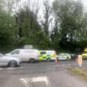Police are appealing for witnesses and dash cam footage after a man was seriously injured on Monday (May 20), at around 6.25pm in a collision at the junction of the A267 and A272, just north of Cross in Hand. Picture: Susan King