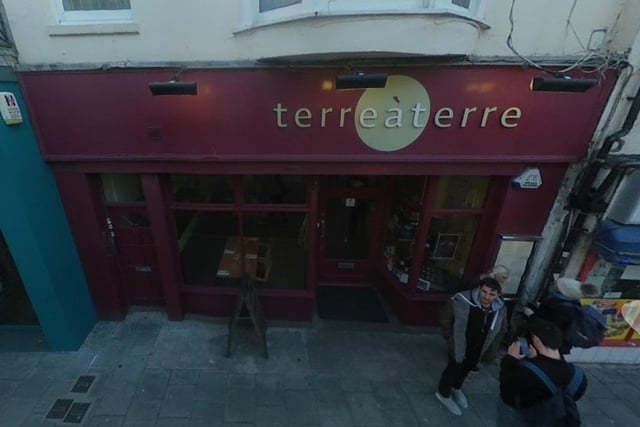 terre a terre is a vegetarian and vegan restaurant in Brighton. It also features in the Michelin guide.
