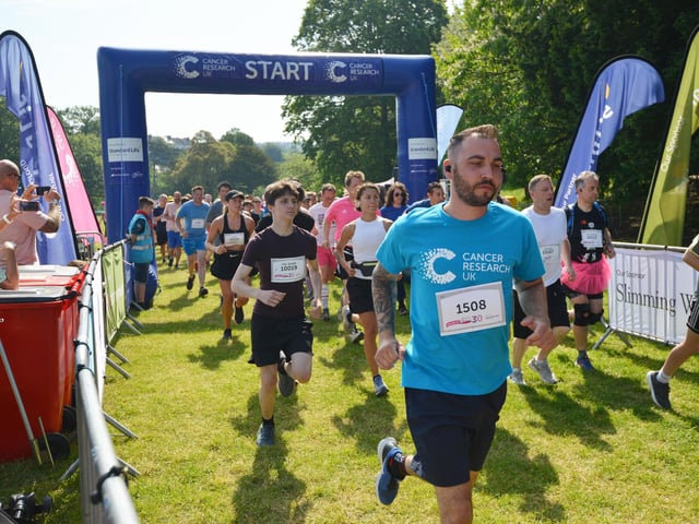 Hastings Race for Life 2023 in Alexandra Park.