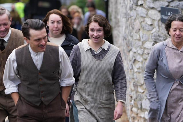 Olivia Colman and Jessie Buckley have begun filming in Arundel for 'Wicked Little Letters'. Photo: Eddie Mitchell