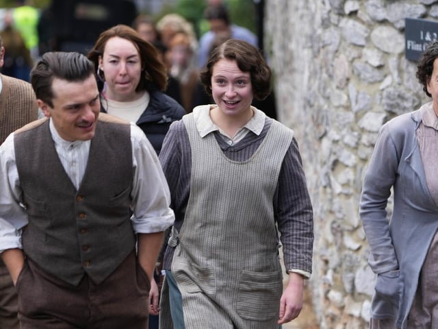 Olivia Colman and Jessie Buckley have begun filming in Arundel for 'Wicked Little Letters'. Photo: Eddie Mitchell