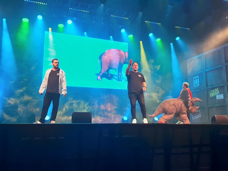 Animals vs Dinosaurs show. Picture: Katherine Hollisey-McLean