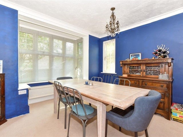 There is a separate dining room at the front of the property