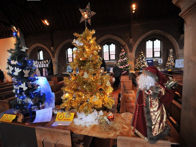 Christmas Tree Festival 2024 at St Michael & All Angels, Glassenbury Drive, Bexhill.