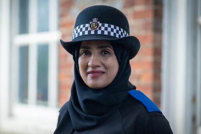 Dua Kazmi, from Crawley, was one of the new recruits and is proud to represent her community.