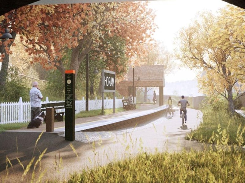 The 11-mile Cuckoo Trail runs from Polegate to Heathfield and has a three mile extension to Shinewater Park, Eastbourne. It passes through some of the district's most beautiful countryside and looks resplendent in autumn.