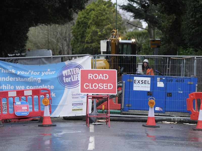 ‘A stench of raw sewage’ waffs around Barnham after a sewage pipe burst and major traffic disruption has been reported.