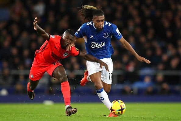 Brighton and Hove Albion midfielder Moises Caicedo (left) is wanted by Premier League rivals Liverpool and Chelsea