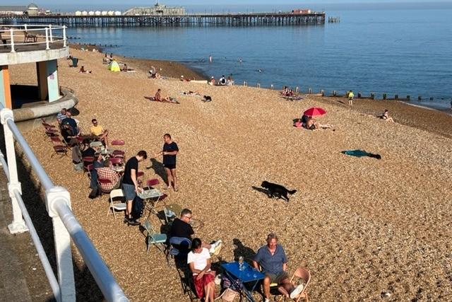 Sunny spell in Hastings