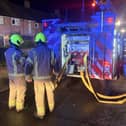 West Sussex Fire and Rescue Service at The Sands in Ashington in the early hours of Wednesday, October 28. Photo by: Eddie Mitchell