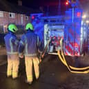 West Sussex Fire and Rescue Service at The Sands in Ashington in the early hours of Wednesday, October 28. Photo by: Eddie Mitchell