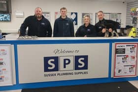 From left to right: Neil Pysden, manager, Alan, Zoe and Owen
