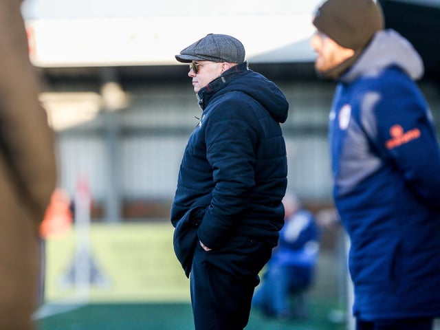Action from Eastbourne Borough's win over Hungerford Town in the National League South