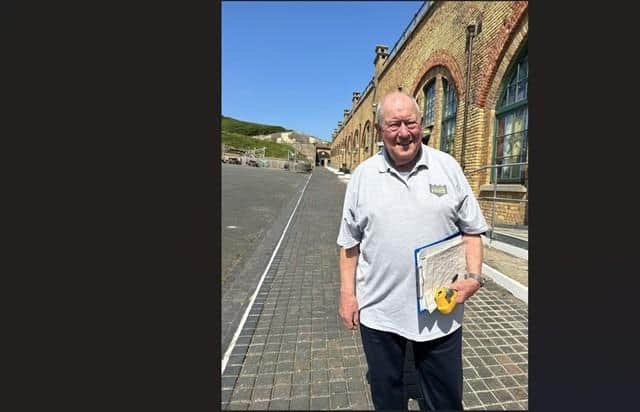 Newhaven Fort: Pete (pictured) is a maintenance volunteer. His favourite part about the fort is the staff, who he says are always welcoming in the mornings and good to have a chat with over a cup of coffee. Photo: Ben Reed.