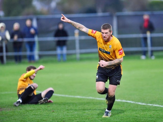Littlehampton Town and Three Bridges played out a seven-goal thriller at The Sportsfield on Saturday with the home side coming out on top 4-3. Photographer Stephen Goodger was there to catch the action