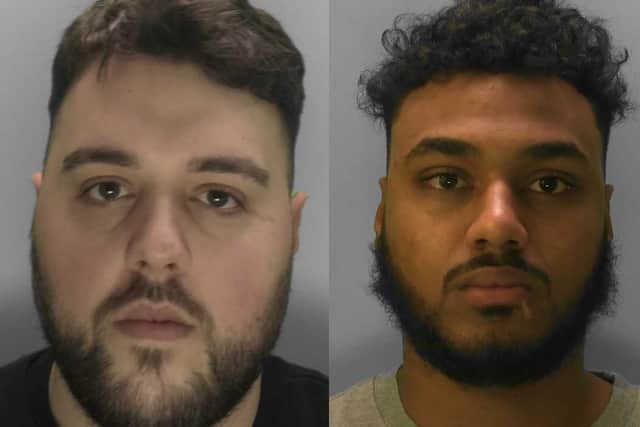 Jamie Wilder (left) and Finley Kudjo. Picture from Sussex Police