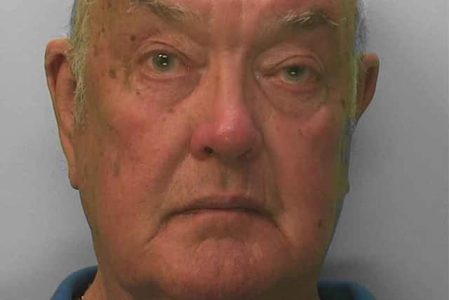 Sussex Police said Terrence Whiffin, 74, from Bognor Regis, appeared before Portsmouth Crown Court for trial, charged with 10 offences