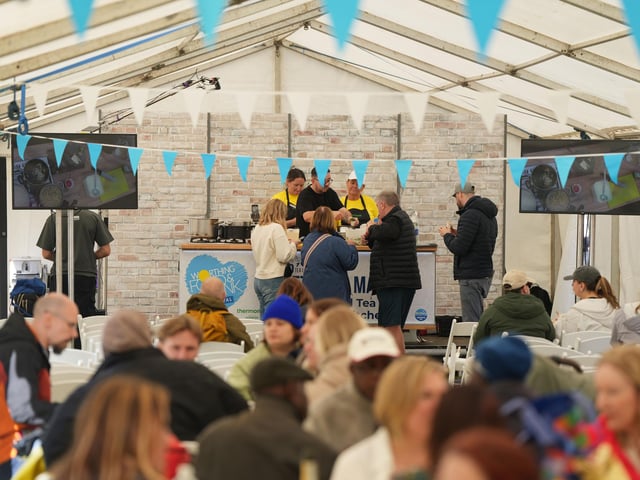 Crowds flocked to Worthing for a popular food and drink festival.