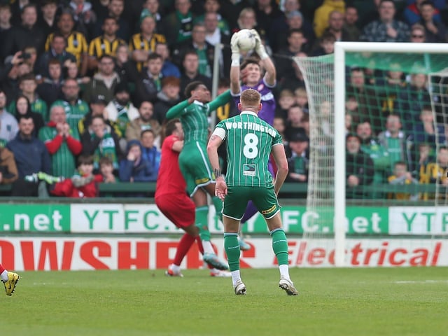Action from Worthing's National South win at Yeovil