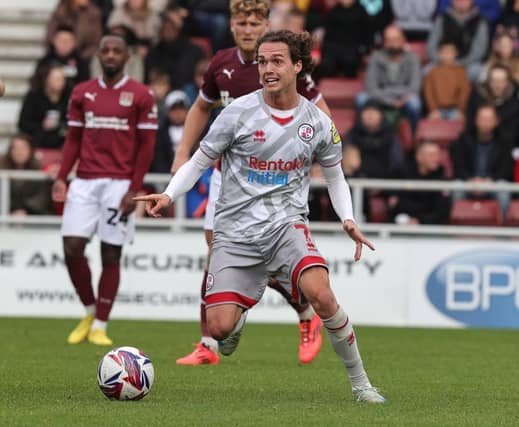 Crawley Town's long wait for a win continued after a 2-0 defeat at Stockport County.