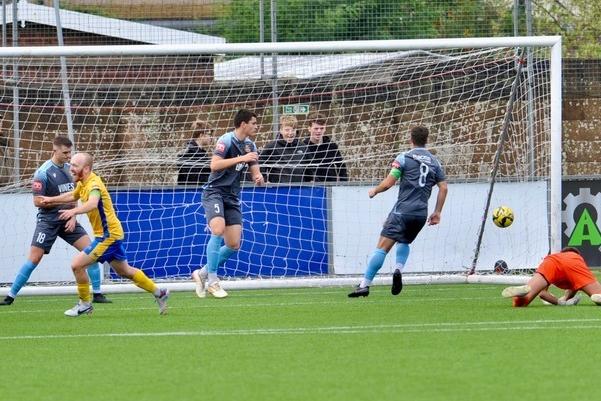 Action and goal celebration's from Lancing's win over Three Bridges