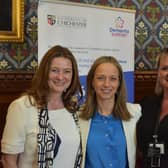Gillian Keegan MP, Helen Whately MP &amp; Sally Tabbner, CEO Dementia Support