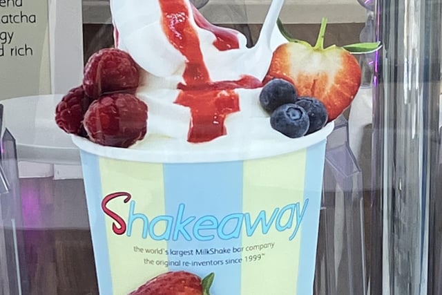 Shakeaway in Horsham's Carfax is rated 4.3 out of five by 125 Google reviewers. One said: 'The best place to have a milkshake.'