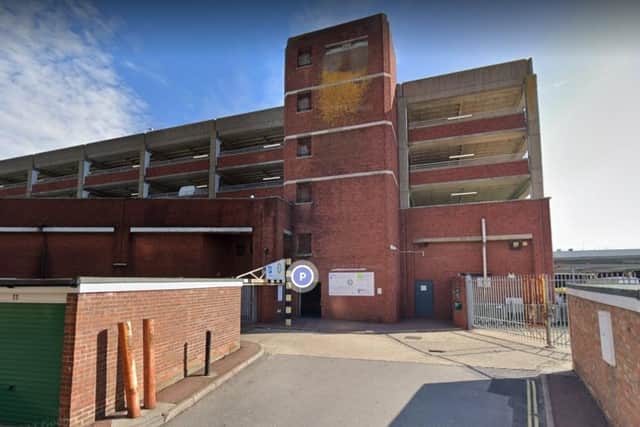 Fitzleet multi-storey car park will be closed for up to two weeks. Picture :Google Maps.