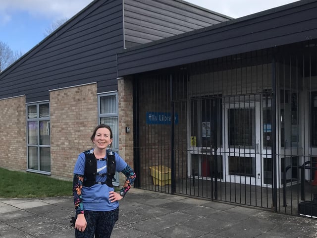 There are 36 public libraries in West Sussex and librarian Amy Perry has run to every single one of them as part of her training for the London Marathon