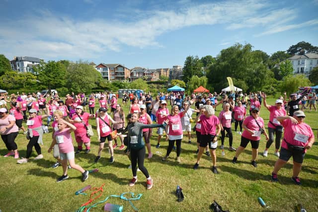 Hastings Race for Life 2023 in Alexandra Park.