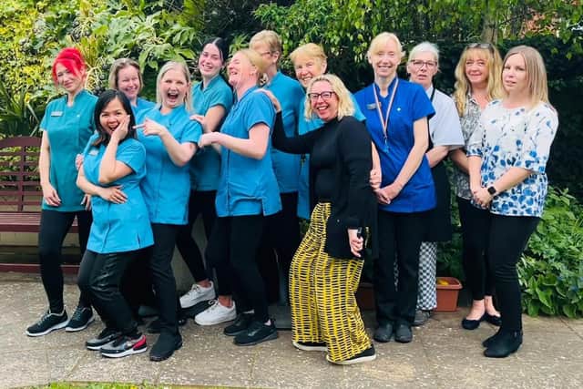 The team at Melrose care home in Worthing celebrated their recent successes