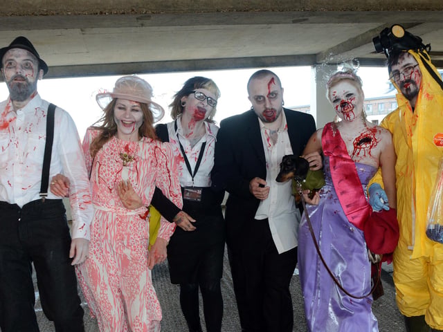 Zombies came to Worthing in November, 2013