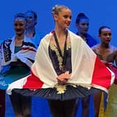 Mia Byers from Burgess Hill Girls won a medal for England at the Dance World Cup in Spain