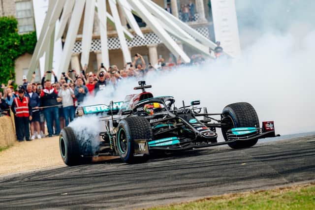 Mercedes-AMG Petronas Formula One Team at the Festival of Speed.