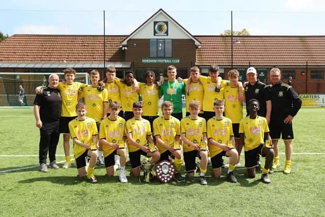 Faygate A under-15s - league and cup winners again