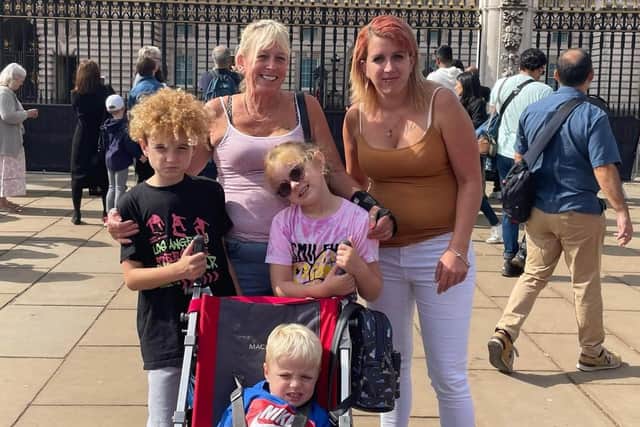 The family of five-year-old Jack Trudel from Burgess Hill is raising money to help him get to Orlando in Florida