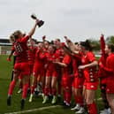 Worthing celebrate their League Cup final win | Picture: One Rebels View