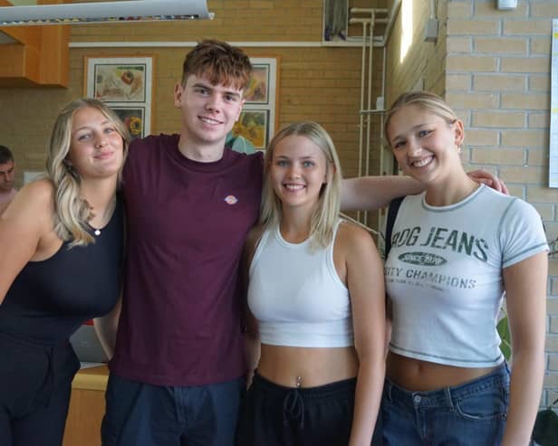 Smiling faces at Chichester High School. Photo: Chichester High School